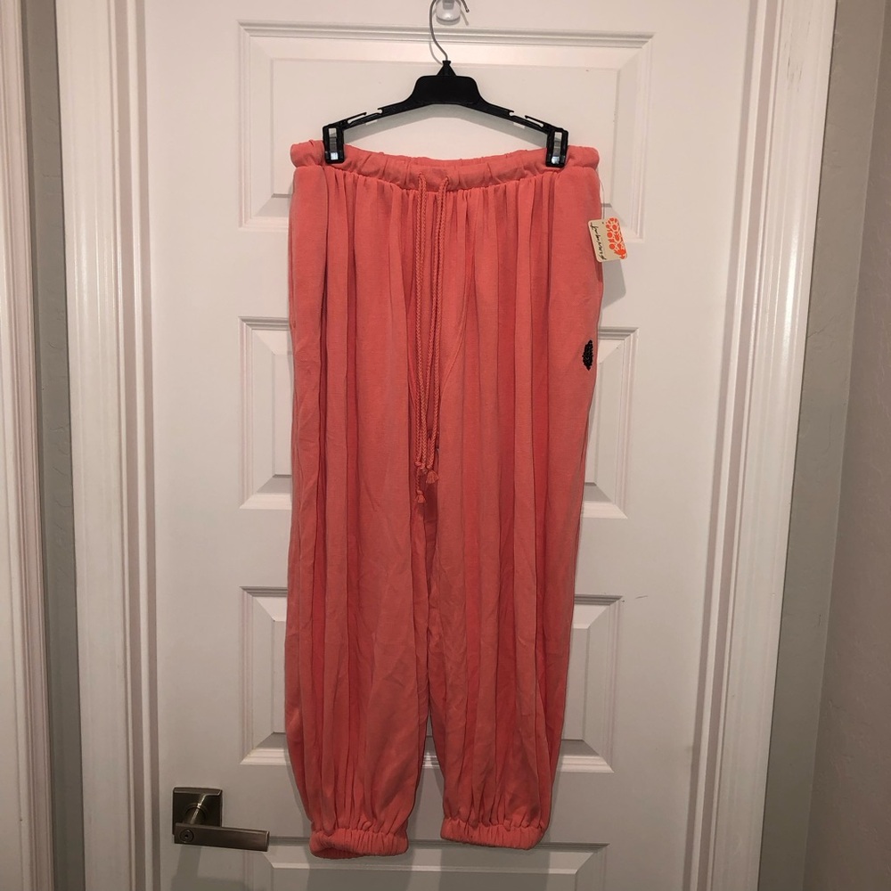 New FP Movement Free People Coral Momentum Ballon Harem Pants Joggers sz M - Picture 3 of 11